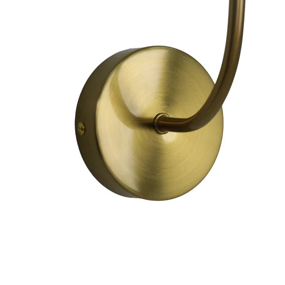 Gemma Wall Light White & Brass - LL002WL008W