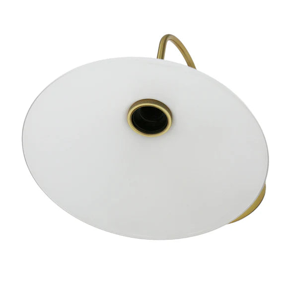 Gemma Wall Light White & Brass - LL002WL008W