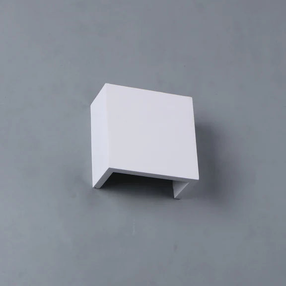 Solvia Plaster Wall Light White - LL002WL011