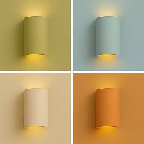 Verda 2 Light Plaster Up & Down Wall Light White - LL002WL012