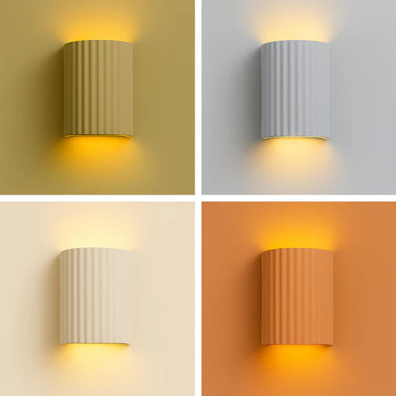 Jorik 2 Light Plaster Up & Down Wall Light White - LL002WL013