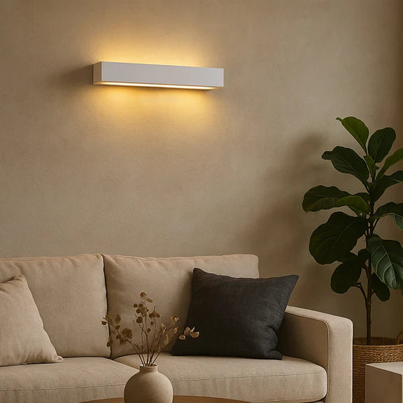 Elvon Plaster Large Wall Light White - LL002WL014L