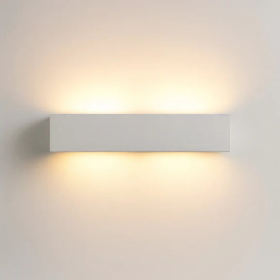 Elvon Plaster Medium Wall Light White - LL002WL014M