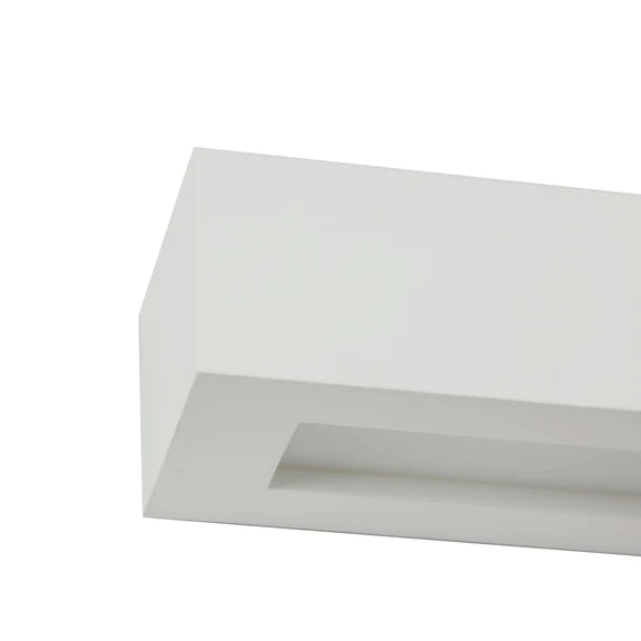 Elvon Plaster Medium Wall Light White - LL002WL014M