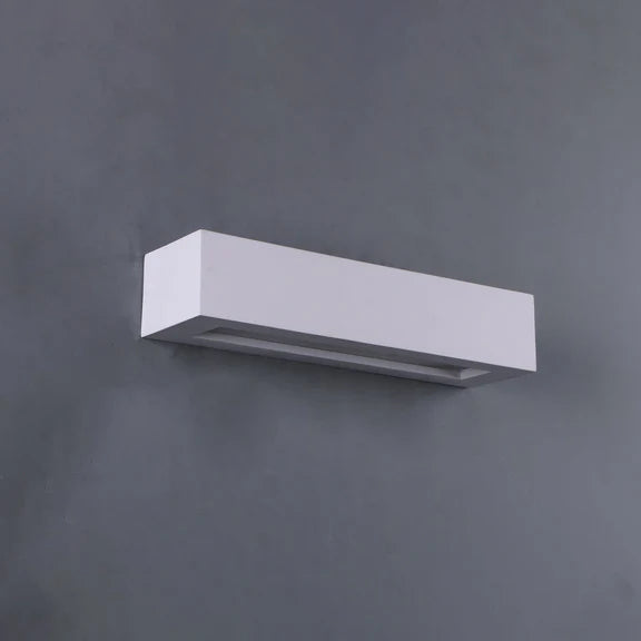 Elvon Plaster Medium Wall Light White - LL002WL014M