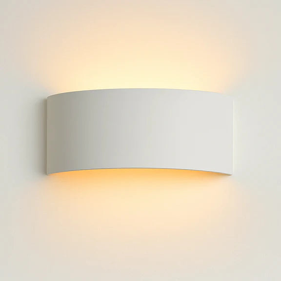 Kavik Plaster Up & Down Wall Light White - LL002WL016