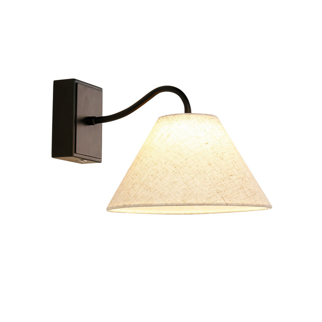 Rosalind Rechargeable LED Wall Light 2W 3CCT Matte Black & Linen - LL002WL019B