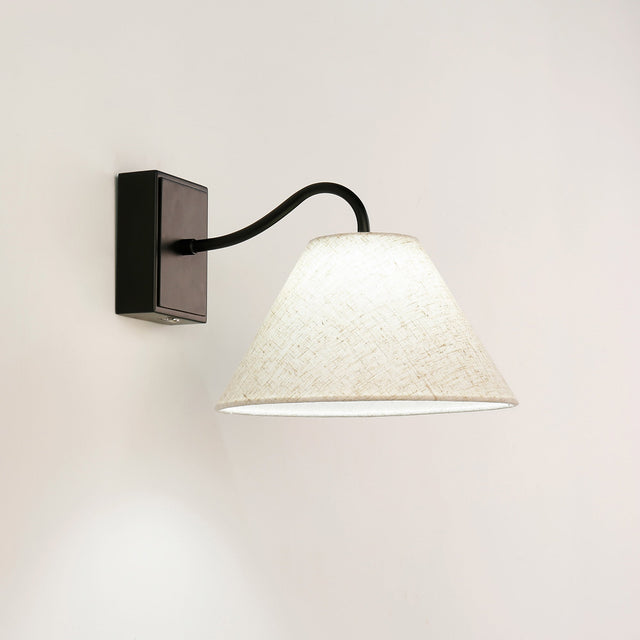 Rosalind Rechargeable LED Wall Light 2W 3CCT Matte Black & Linen - LL002WL019B