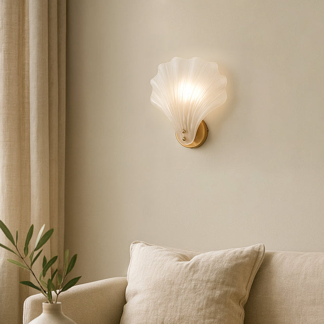 Aurora Wall Light Brass & Frosted - LL002WL022F