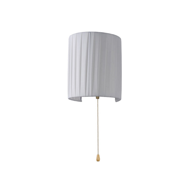 Willow Pull Cord Wall Light White - LL002WL026