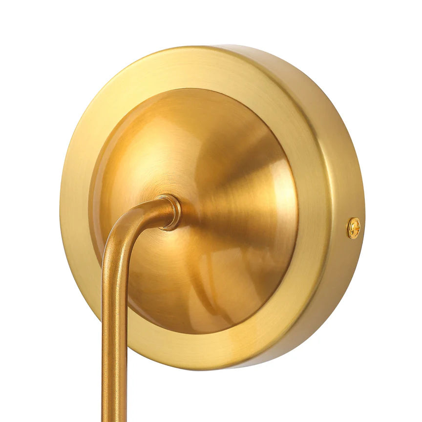 Ariana Wall Lamp Brass & White - LL002WL029