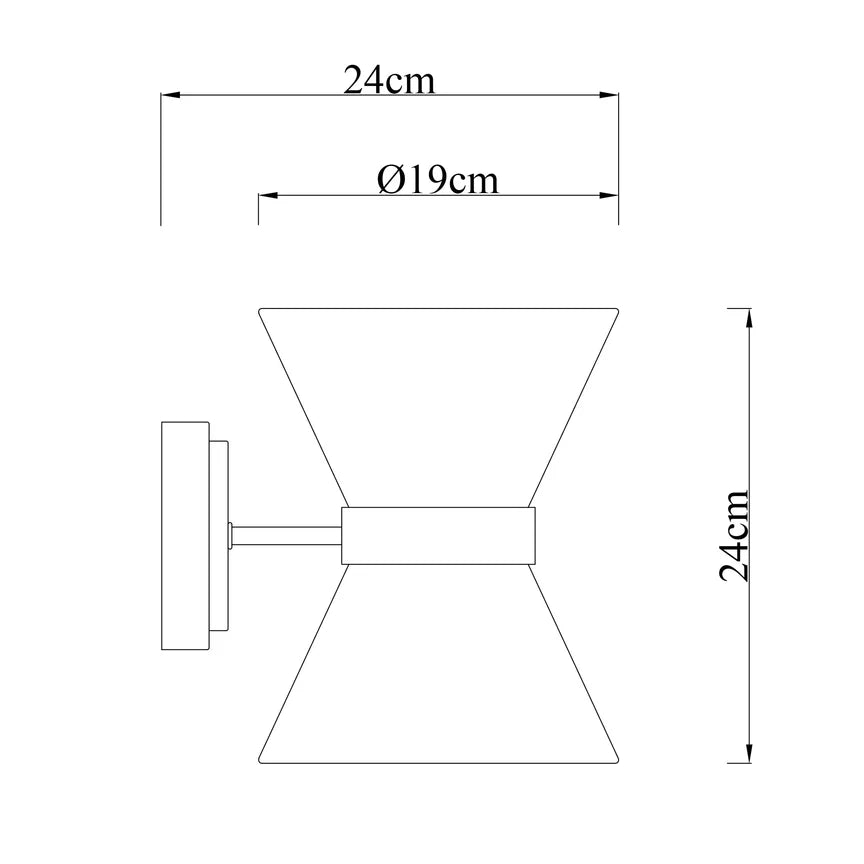 Viviana Wall Lamp Brushed Bronze & Linen - LL002WL031