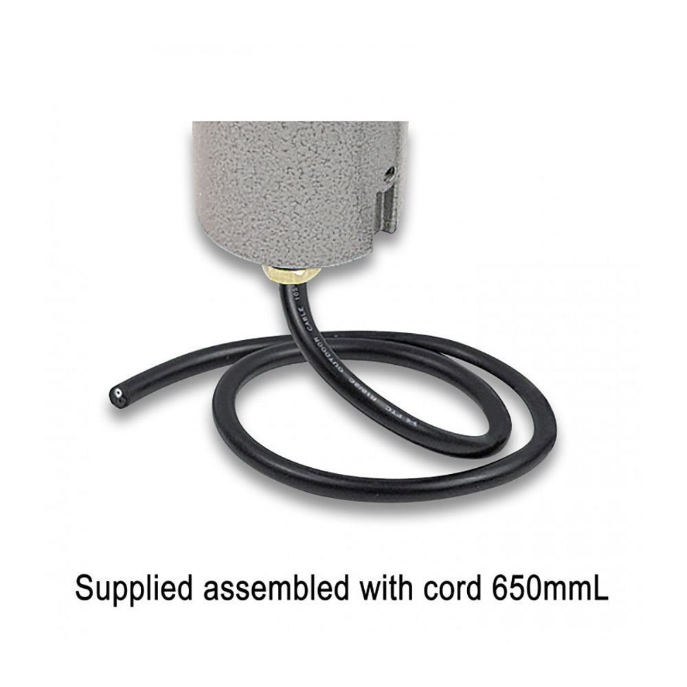 Buy Inground Lights Australia Inground Light With Hood 12V Silver / Grey Aluminium 3000K - LLED1011-SG