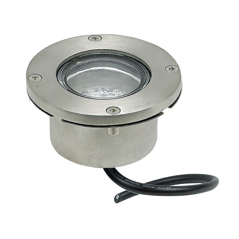 Buy Inground Lights Australia Inground Light 12V Silver / Grey 316 Stainless Steel 3000K - LLED1010-SS
