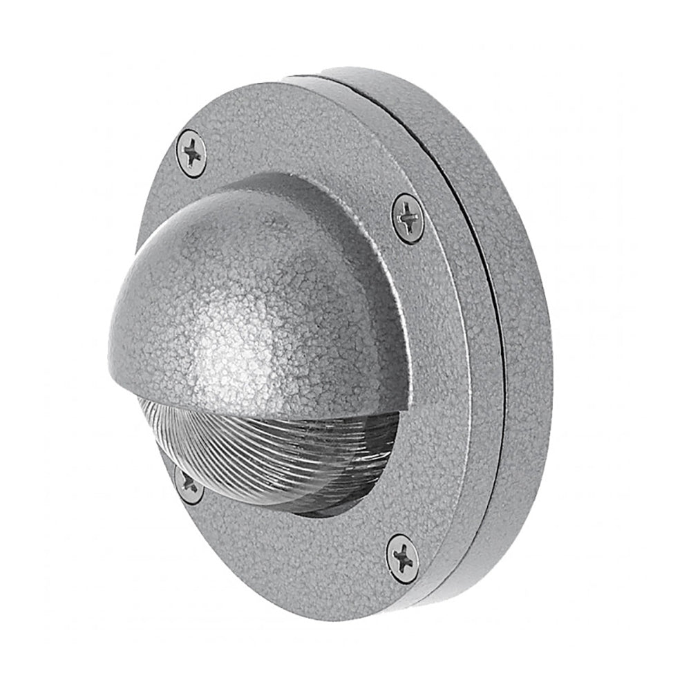 Eyelid Inground or Exterior Wall Light 12V Silver Aluminium 3000K - LLED3504-SI