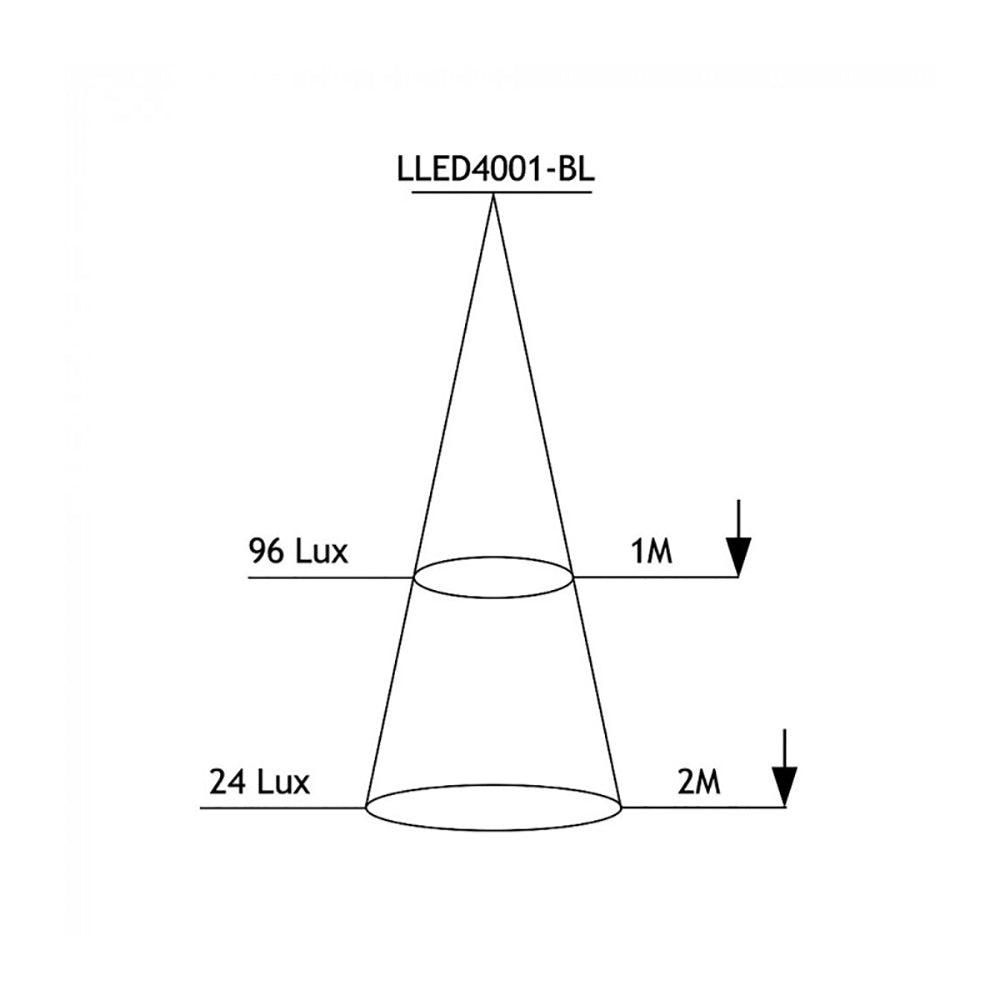 Buy Spike Lights Australia Pinnacle Spike Light 12V Black 3000K - LLED4001-BL