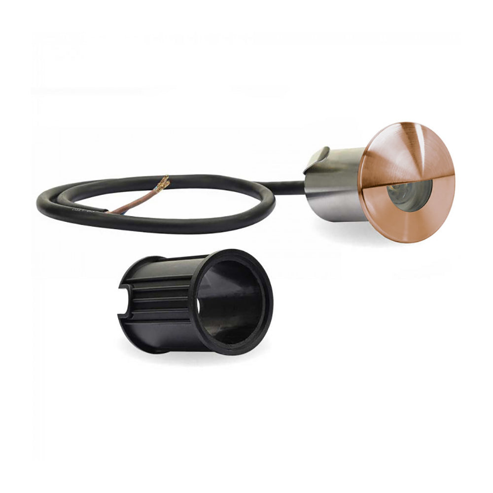 Buy Inground Lights Australia Eyelid Inground Light Copper 304 Stainless Steel 3000K - LLED521-CO