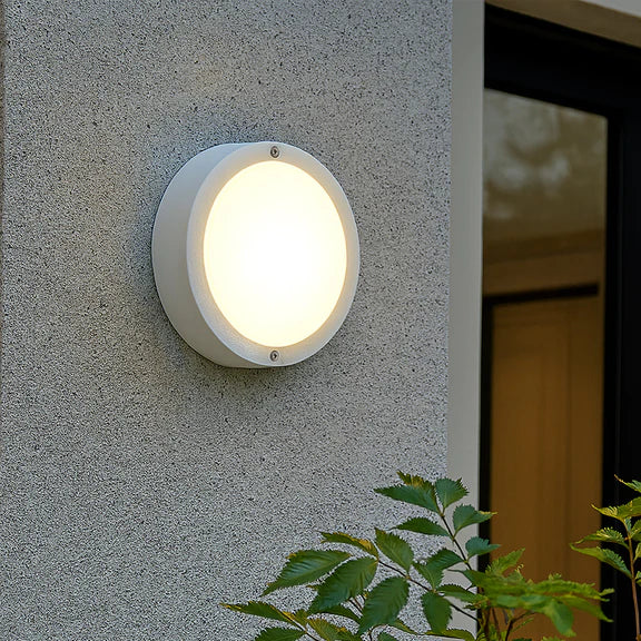 Talvia LED Outdoor Bunker Light 8W TRI Color White - LLOL026W