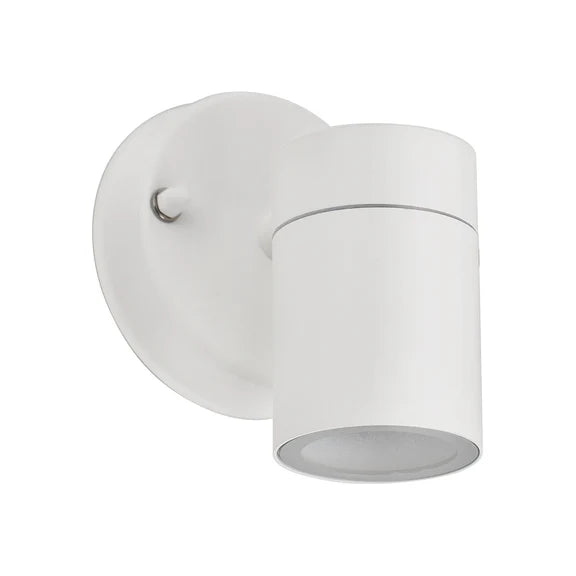 Zyven Fixed Single Outdoor Wall Light White - LLOL034W