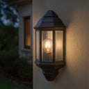 Avara Outdoor Wall Light Black - LLOL040BK