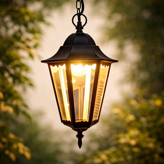 Adara Outdoor Pendant Light Matte Black & Brown - LLOL046