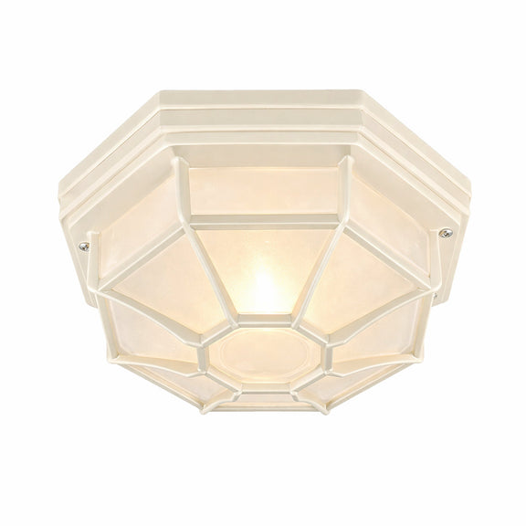 Alaya Outdoor Mounted Ceiling Light Matte Beige & Frosted - LLOL047BE
