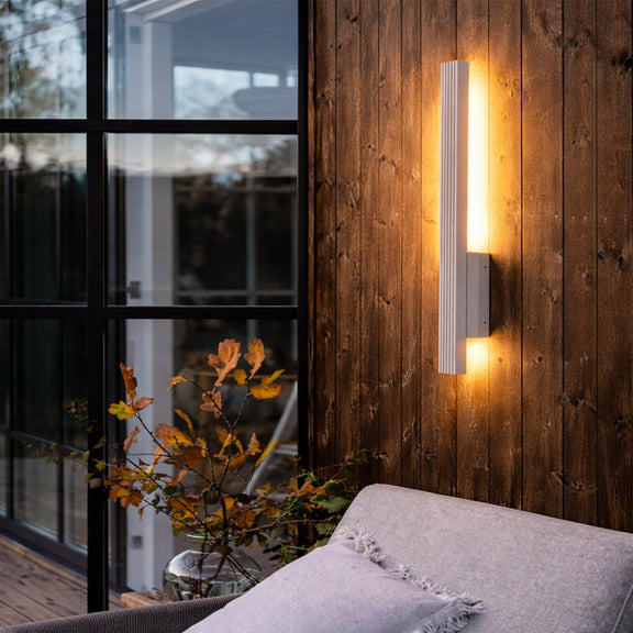 Brynn LED Outdoor Wall Light 12W 3000K Matte White - LLOL048W