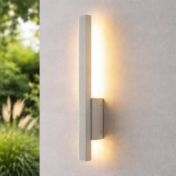 Brynn LED Outdoor Wall Light 12W 3000K Matte White - LLOL048W