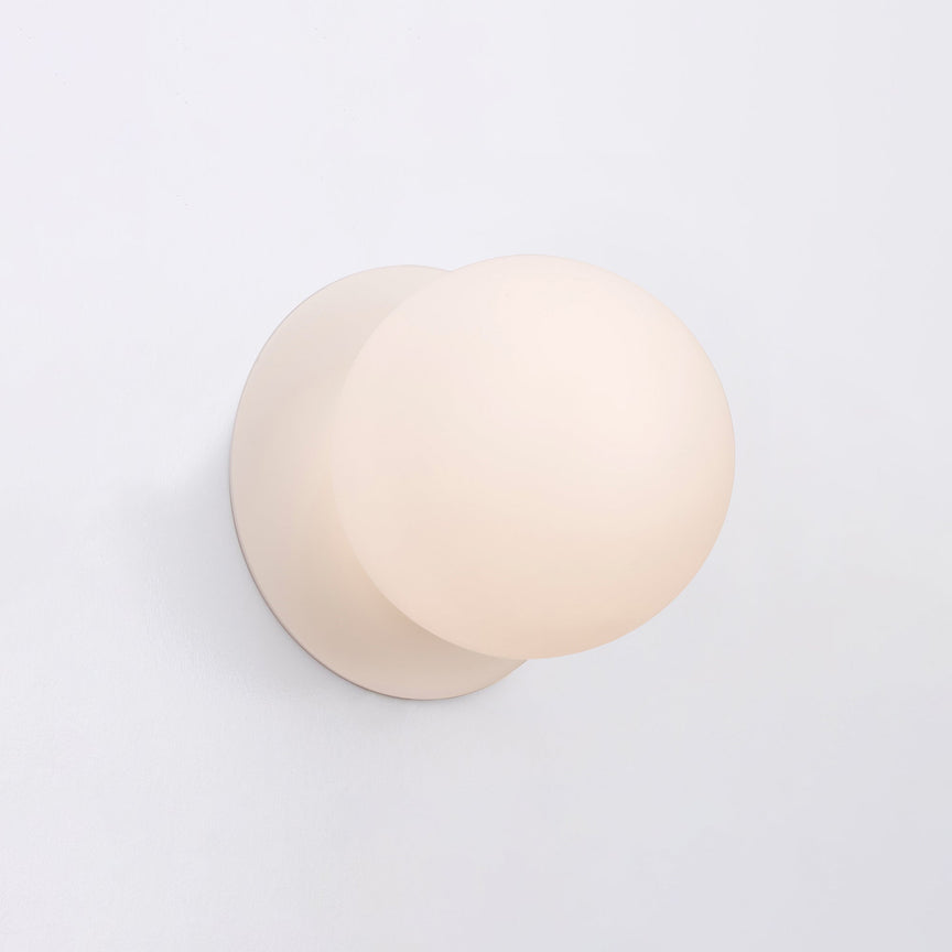 Odessa Small LED Wall Light 8.5W 3000K Frosted Opal & Matt White - LM002WL005