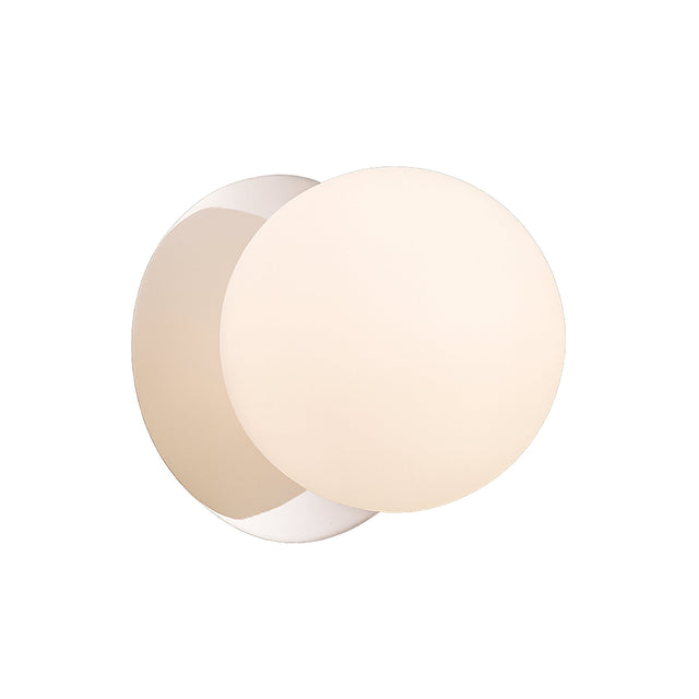 Odessa Large LED Wall Light 8.5W 3000K Frosted Opal & Chrome - LM002WL029