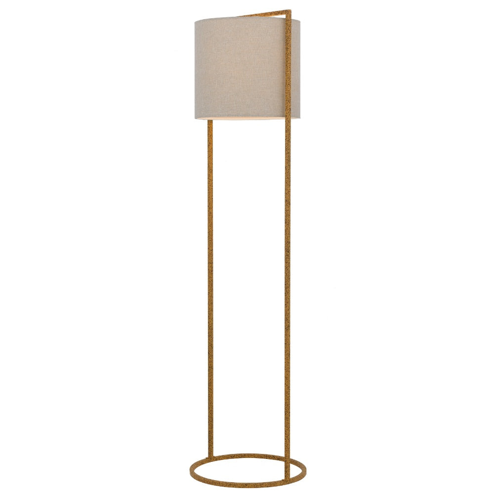 Loftus 1 Light Floor Lamp Rusty & Sand - LOFTUS FL-RST
