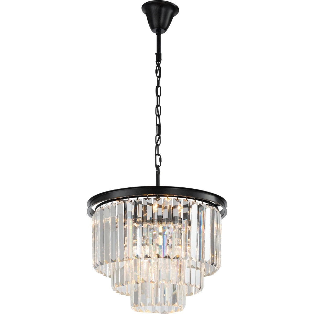 Odeon Large 6 Light Crystal Pendant Bronze - 1000137