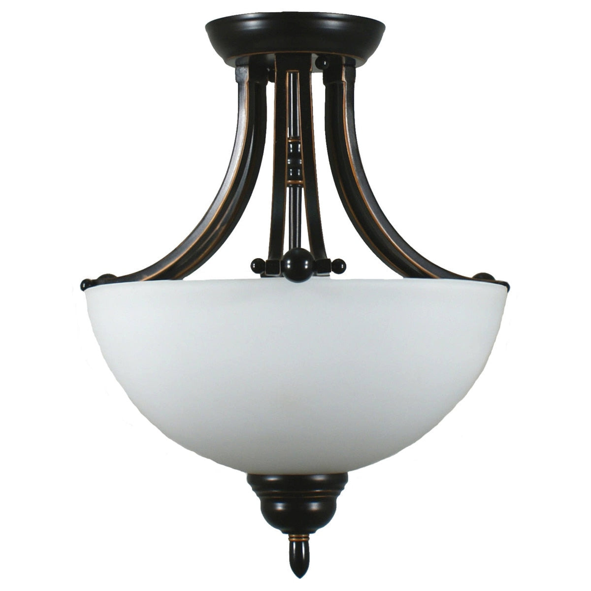 Houston 2 Light Semi-Flush Mount Bronze - 1000258