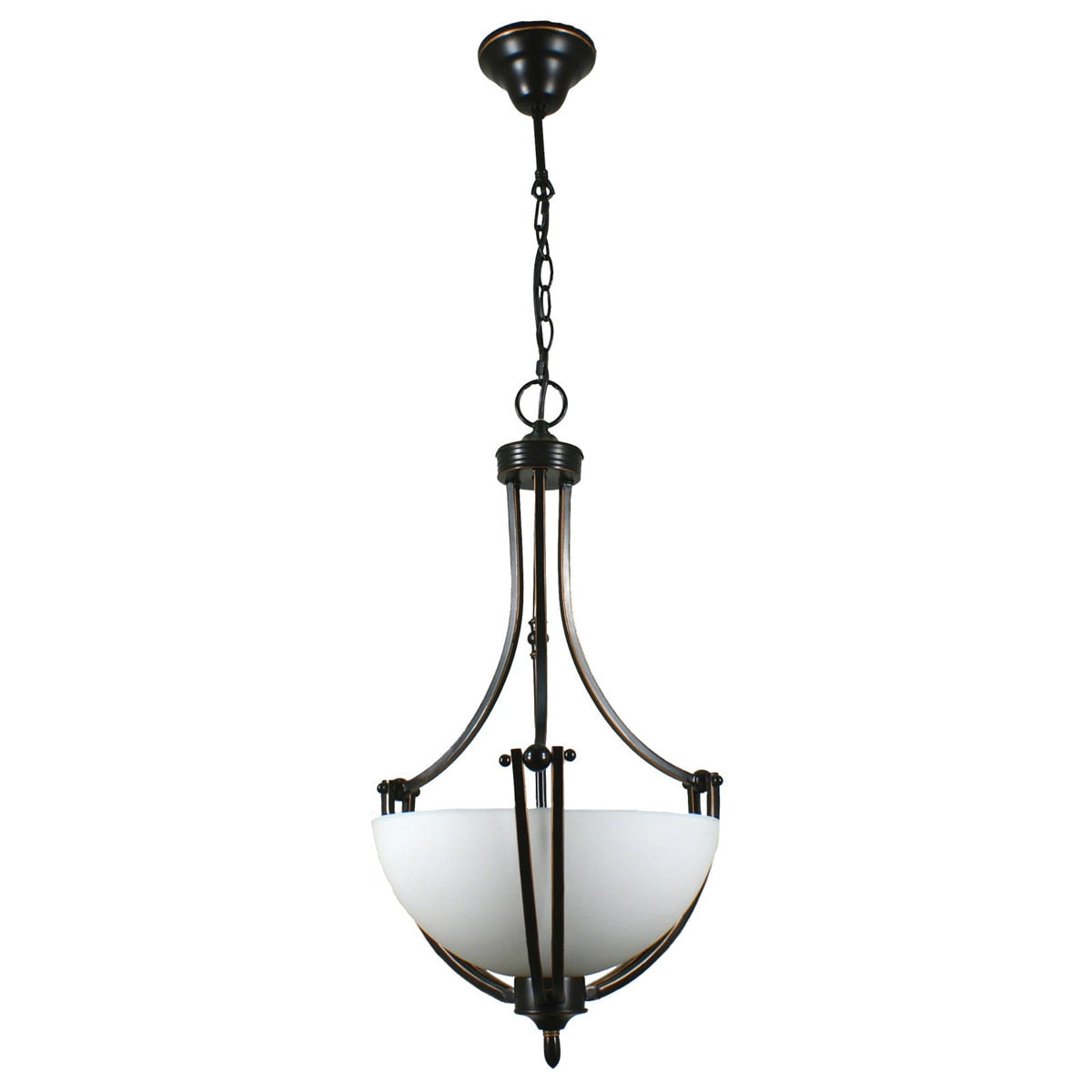Houston Single Suspension 2 Light Pendant Bronze - 1000262