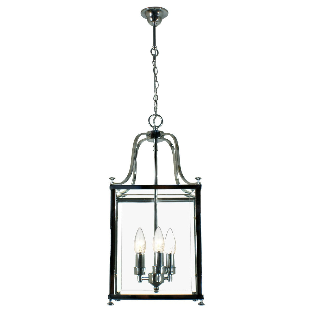 Michigan Medium 3 Light Lantern Chrome - 1000327