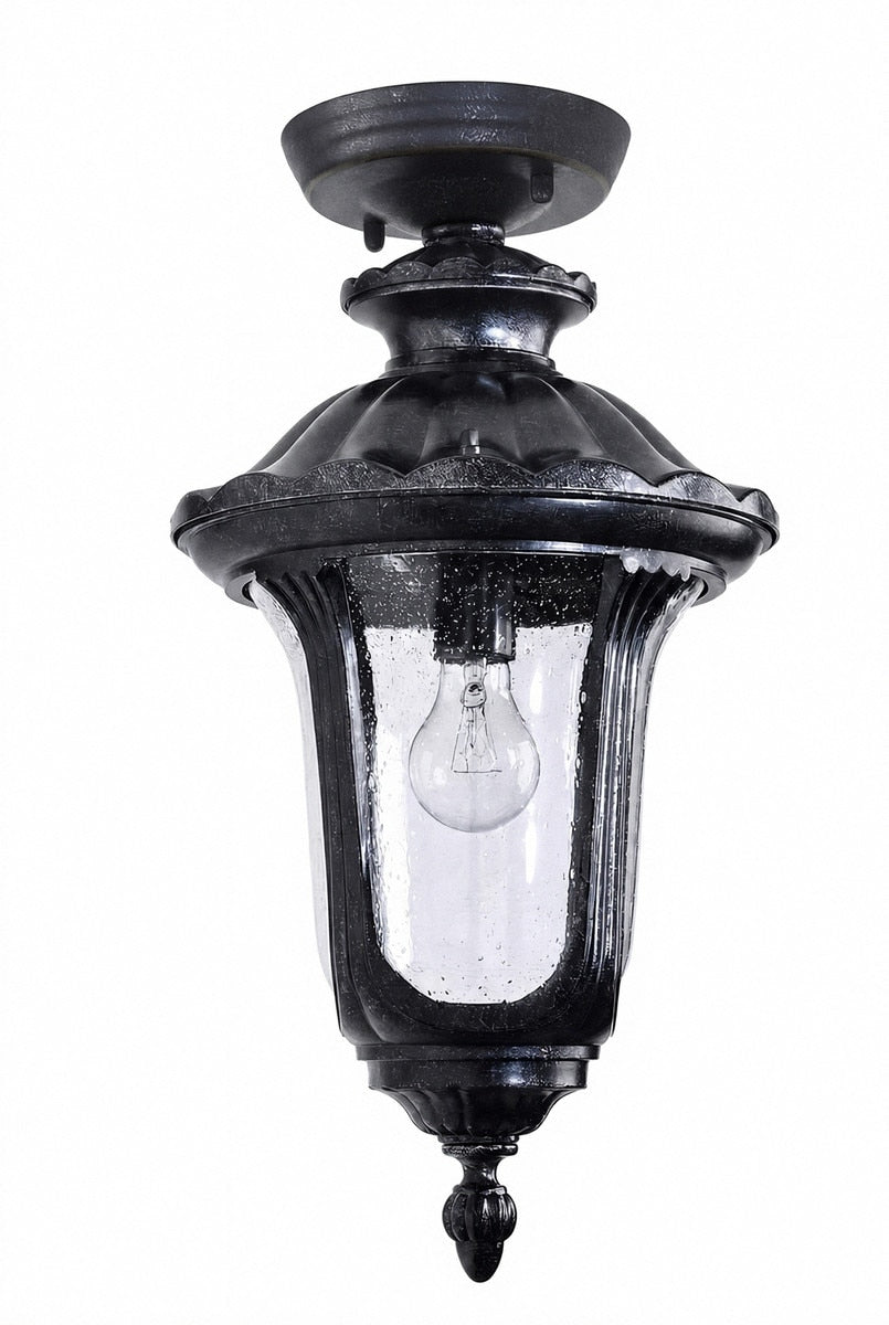 Waterford Medium Under Eave Light Antique Black - 1000566