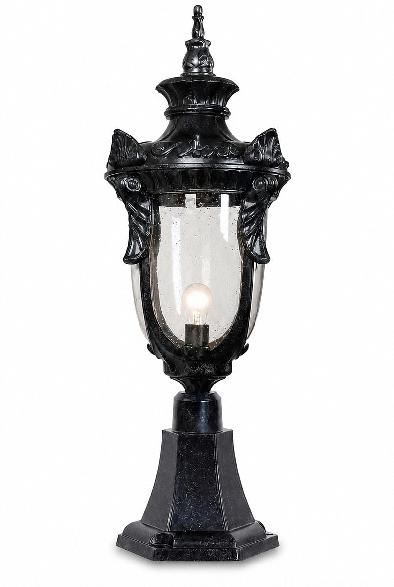 Wellington Large Pillar Mount Antique Black IP44 - 1000576