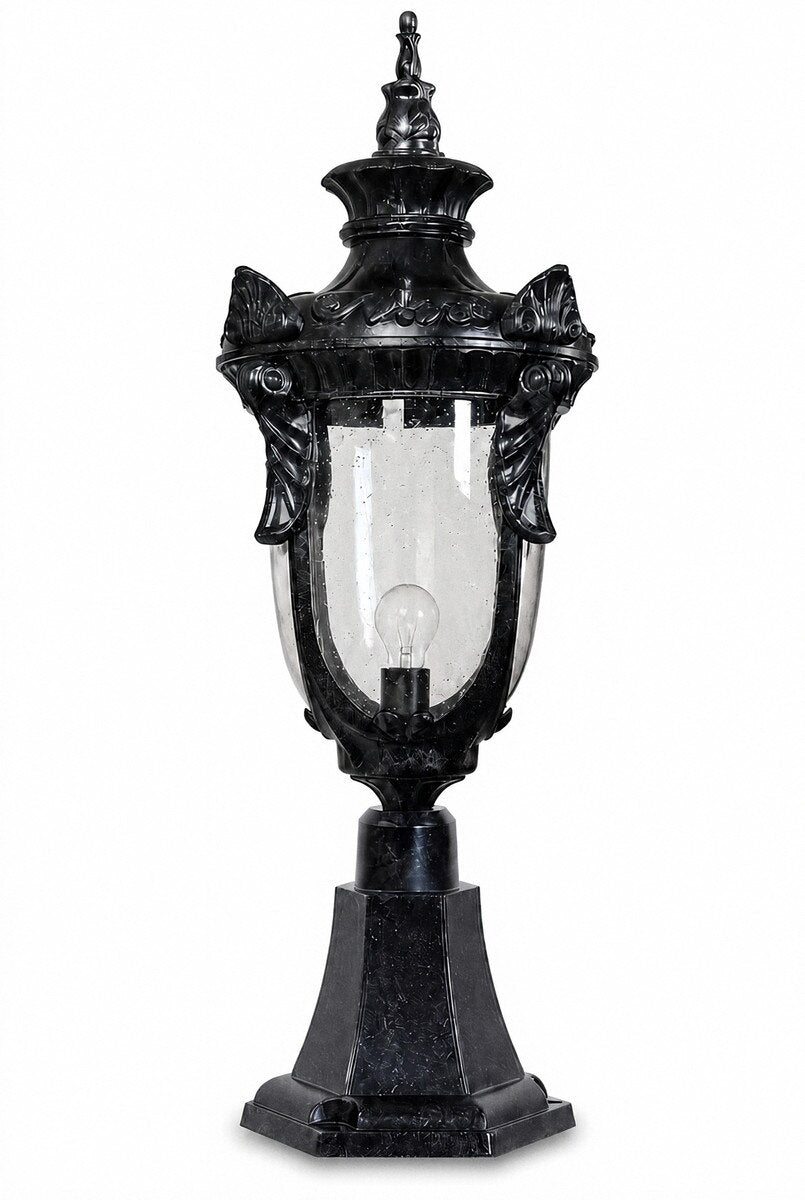 Wellington Large Pillar Mount Antique Black IP44 - 1000576