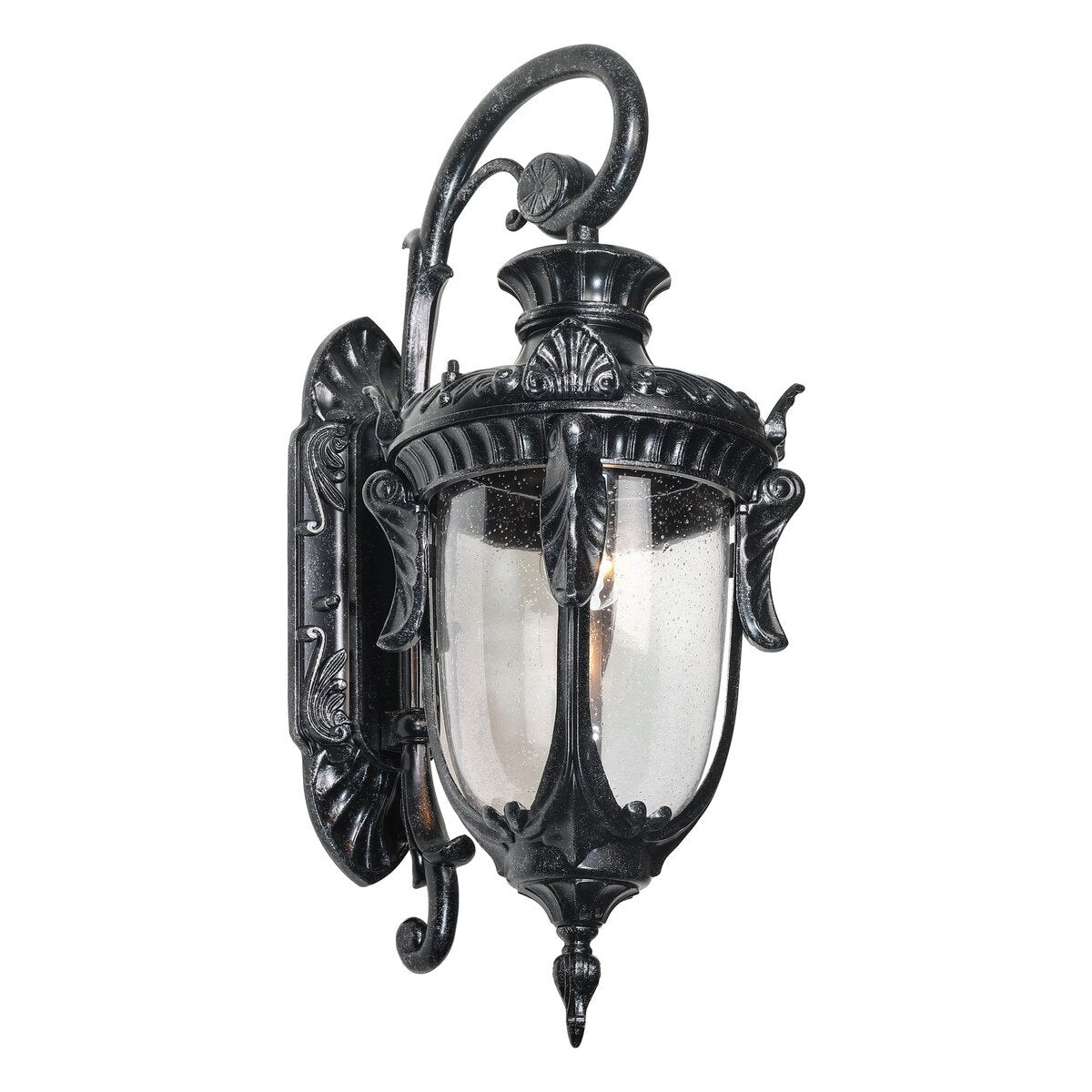 Wellington Large Outdoor Wall Light Antique Black IP44 - 1000582