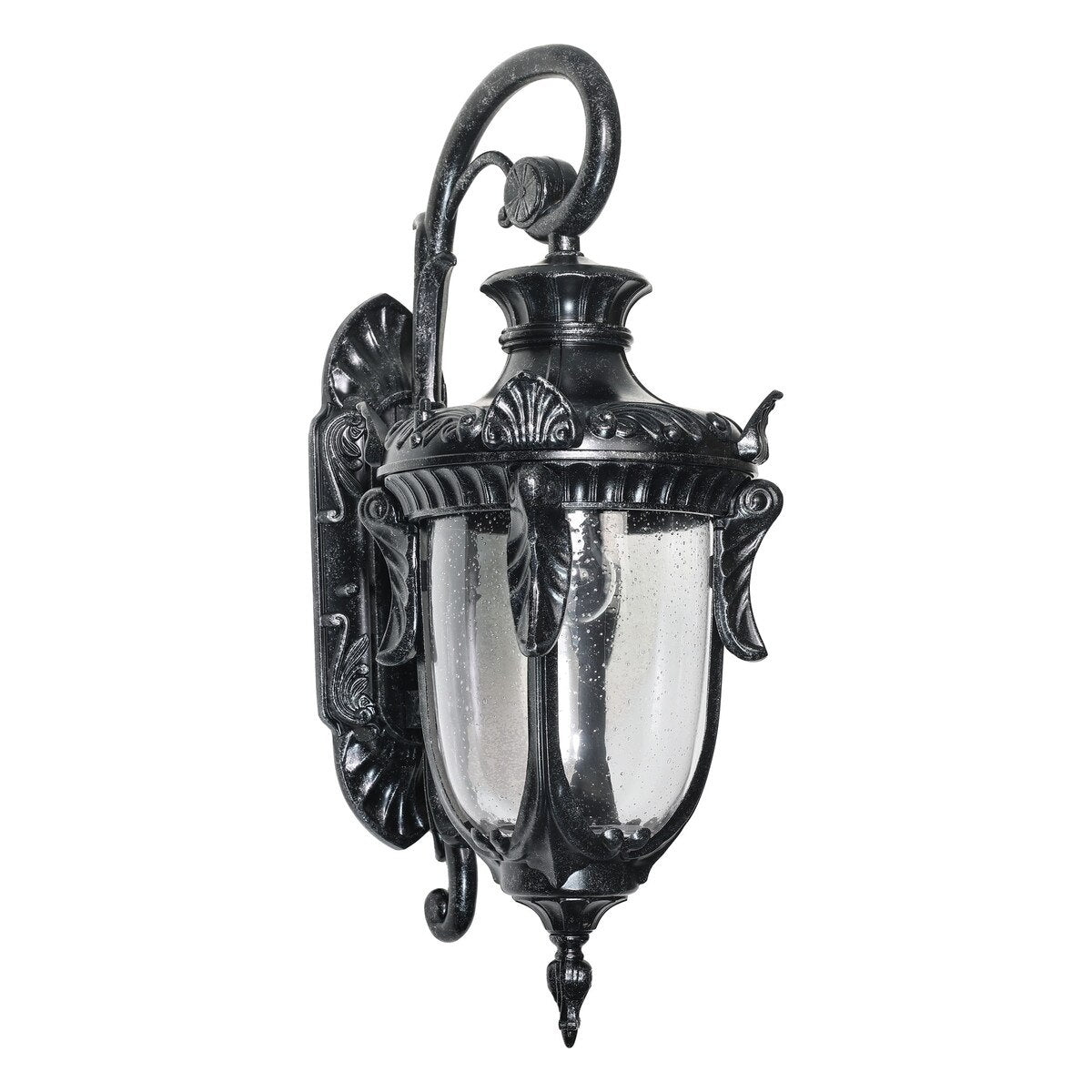 Wellington Large Outdoor Wall Light Antique Black IP44 - 1000582