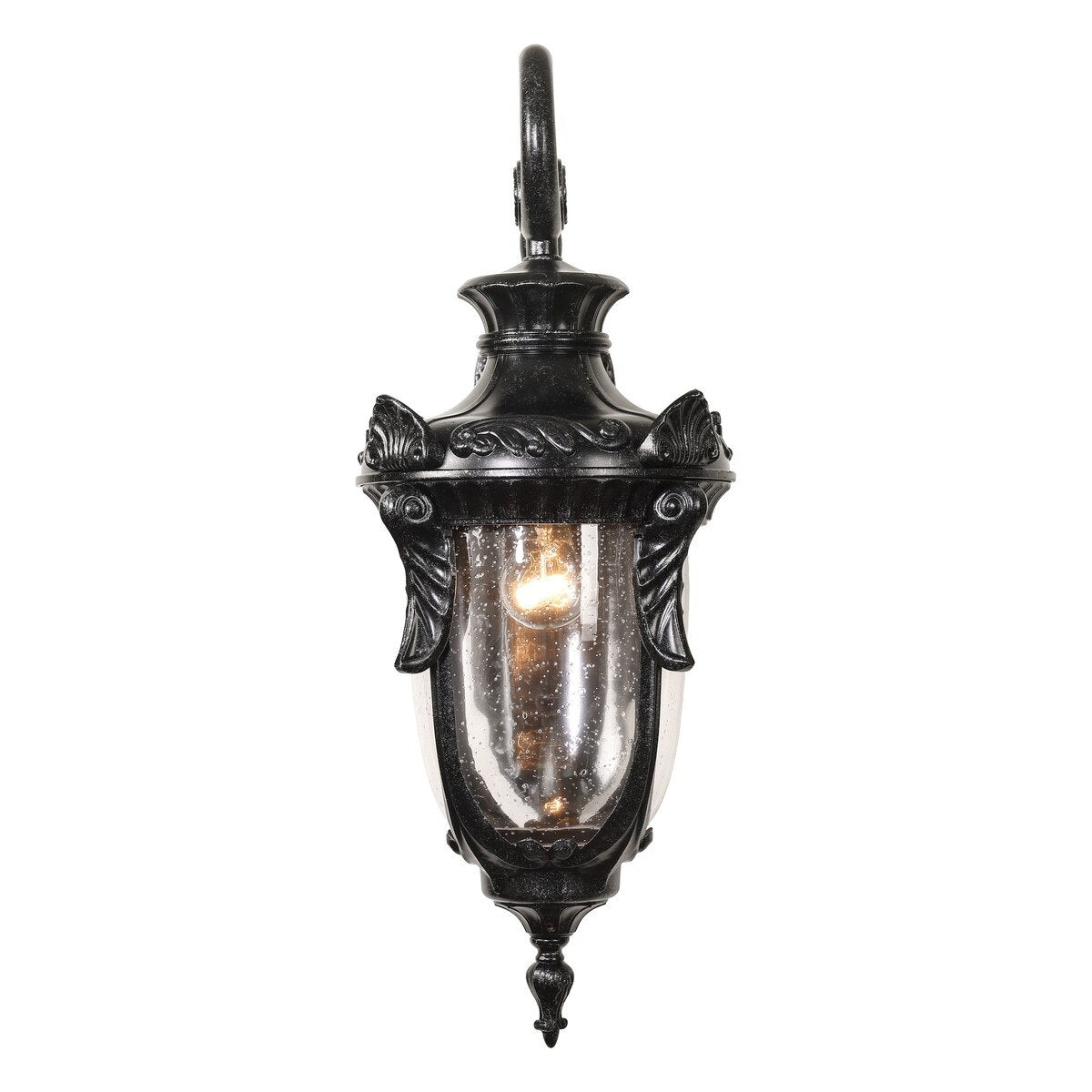 Wellington Large Outdoor Wall Light Antique Black IP44 - 1000582