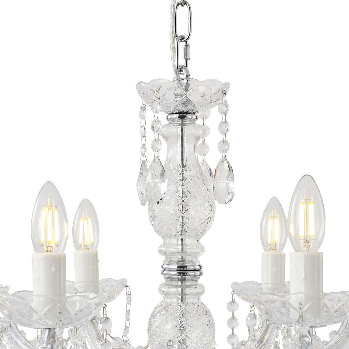 Zurich 18 Light Crystal Chandelier Chrome - 1000609