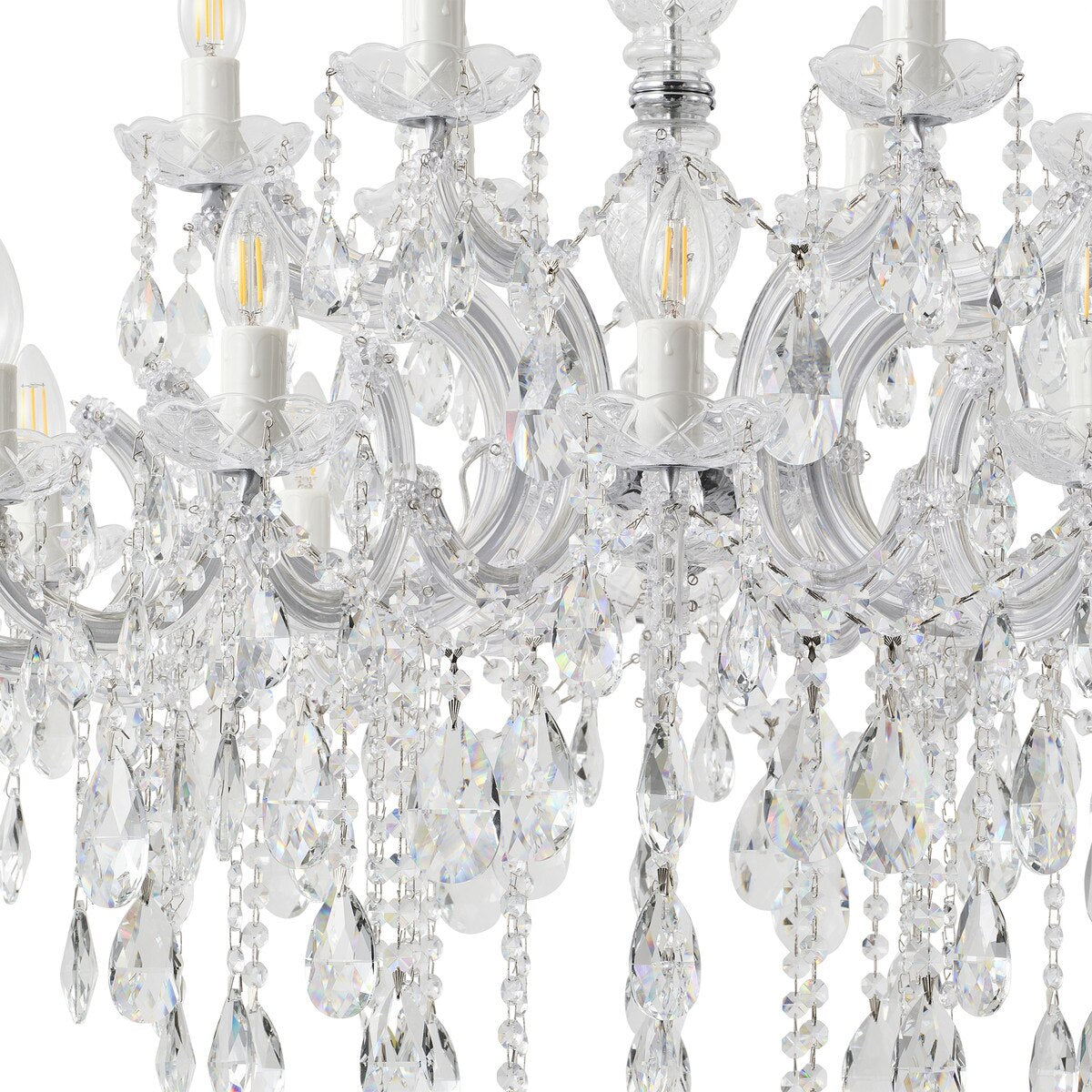 Zurich 18 Light Crystal Chandelier Chrome - 1000609