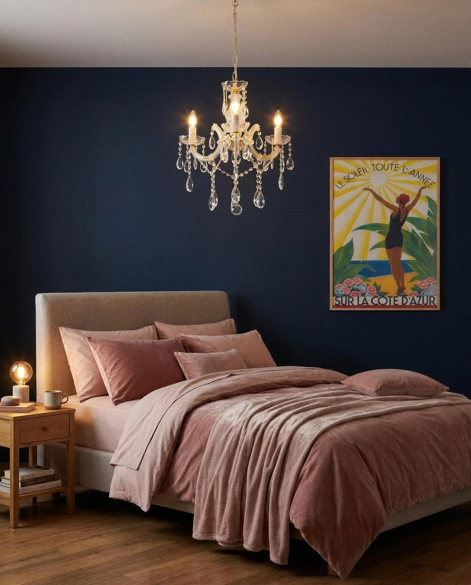 Zurich Chandelier 3 Lights Gold Aluminium - 1000623