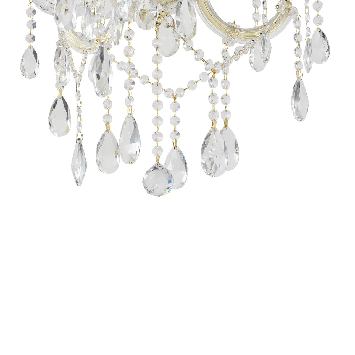 Zurich Chandelier 3 Lights Gold Aluminium - 1000623