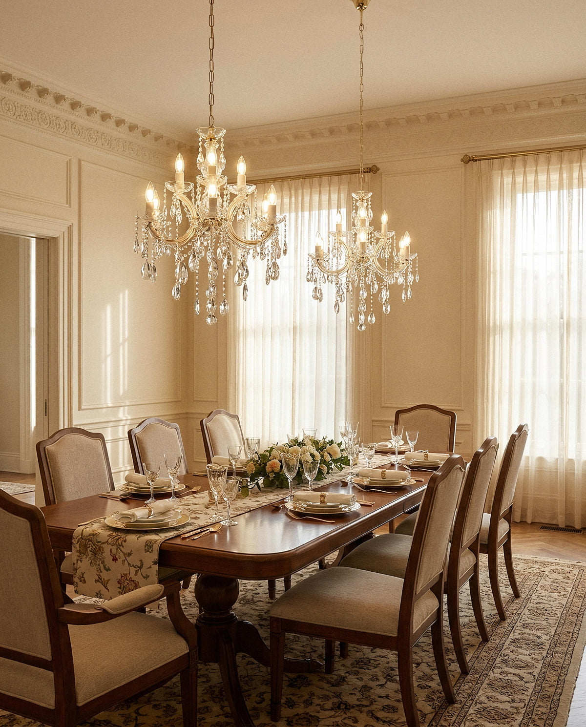 Zurich Chandelier 9 Lights Gold Aluminium - 1000626