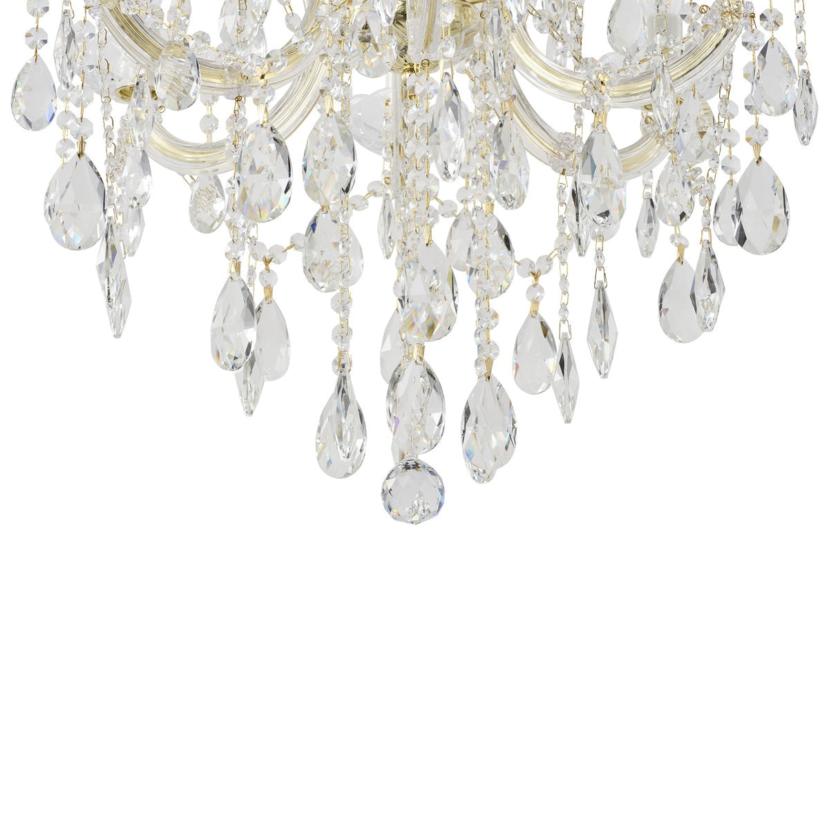 Zurich Chandelier 9 Lights Gold Aluminium - 1000626