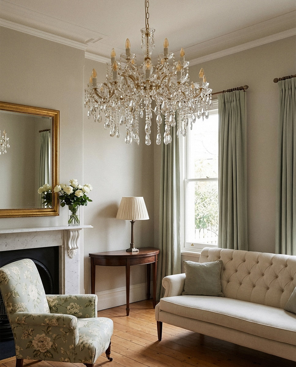 Zurich Chandelier 18 Lights Gold Aluminium - 1000627