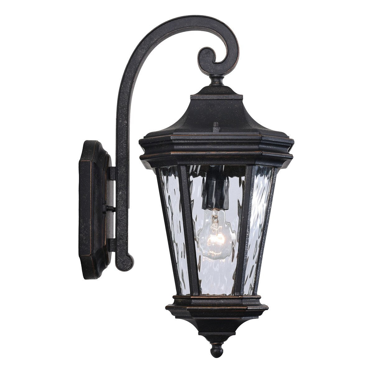 Tilburn Large Outdoor Wall Light Antique Bronze IP44 - 1000813