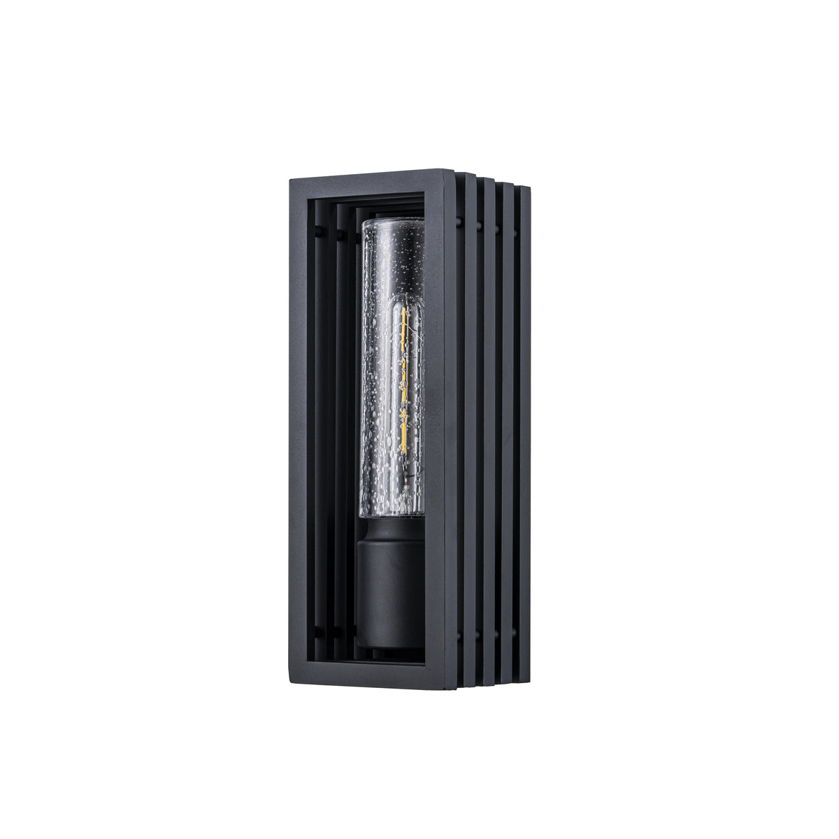 Portico Exterior Wall Light H360mm Matt Black Aluminium - 1000857